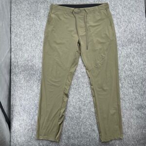 Hylete Pants Mens 34 Olive Green Athletic Joggers Stretch Gym Workout Training